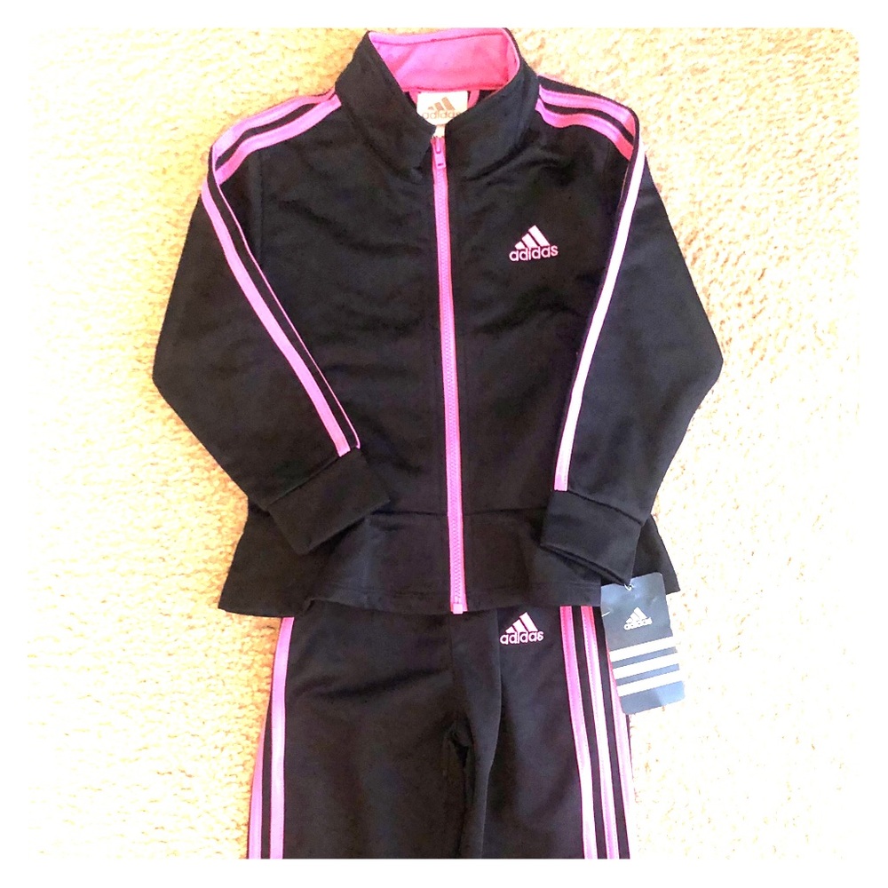 Adidas Toddler Girl 2-piece Jumpsuit